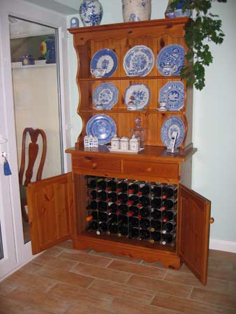 Dresser with Wine Bottle Storage Cupboard